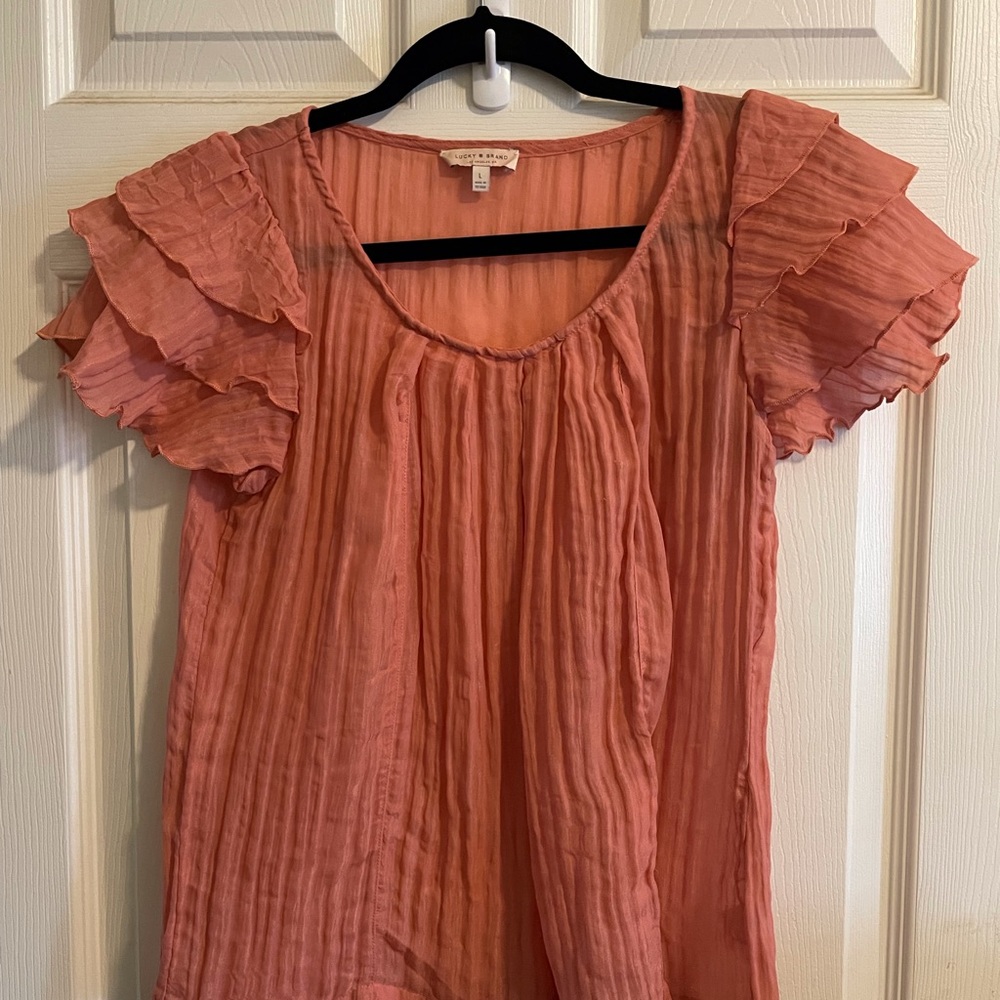Coral casual shirt